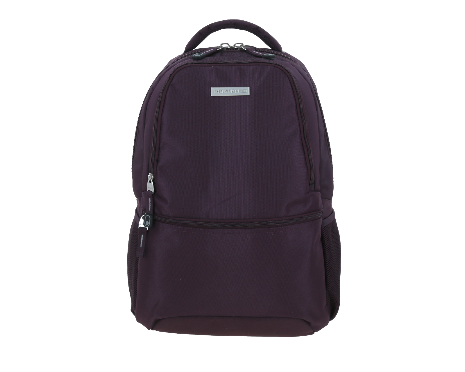 Foto 2 pulgar | Mochila Grande Chenson Pro Para Mujer Merlot Tinto Con Porta Laptop De Hasta 15''.
