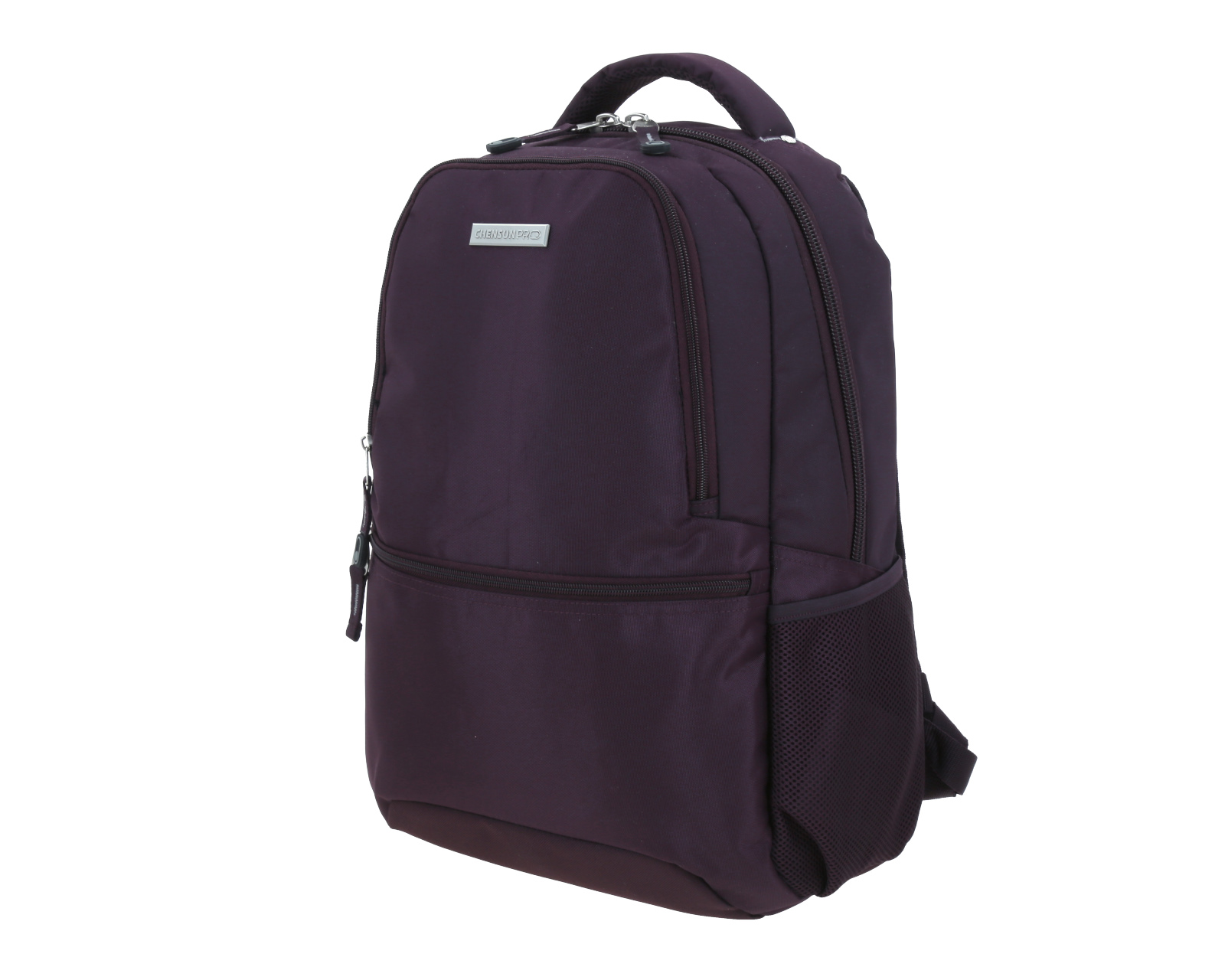 Foto 3 pulgar | Mochila Grande Chenson Pro Para Mujer Merlot Tinto Con Porta Laptop De Hasta 15''.