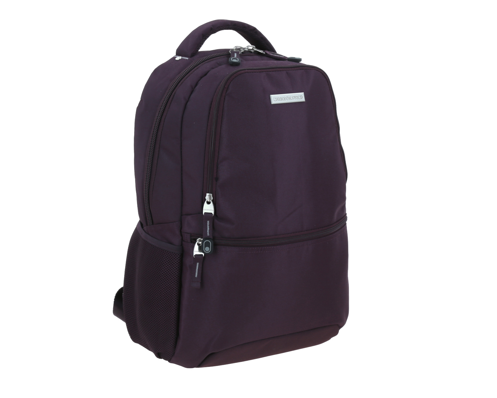 Foto 7 pulgar | Mochila Grande Chenson Pro Para Mujer Merlot Tinto Con Porta Laptop De Hasta 15''.