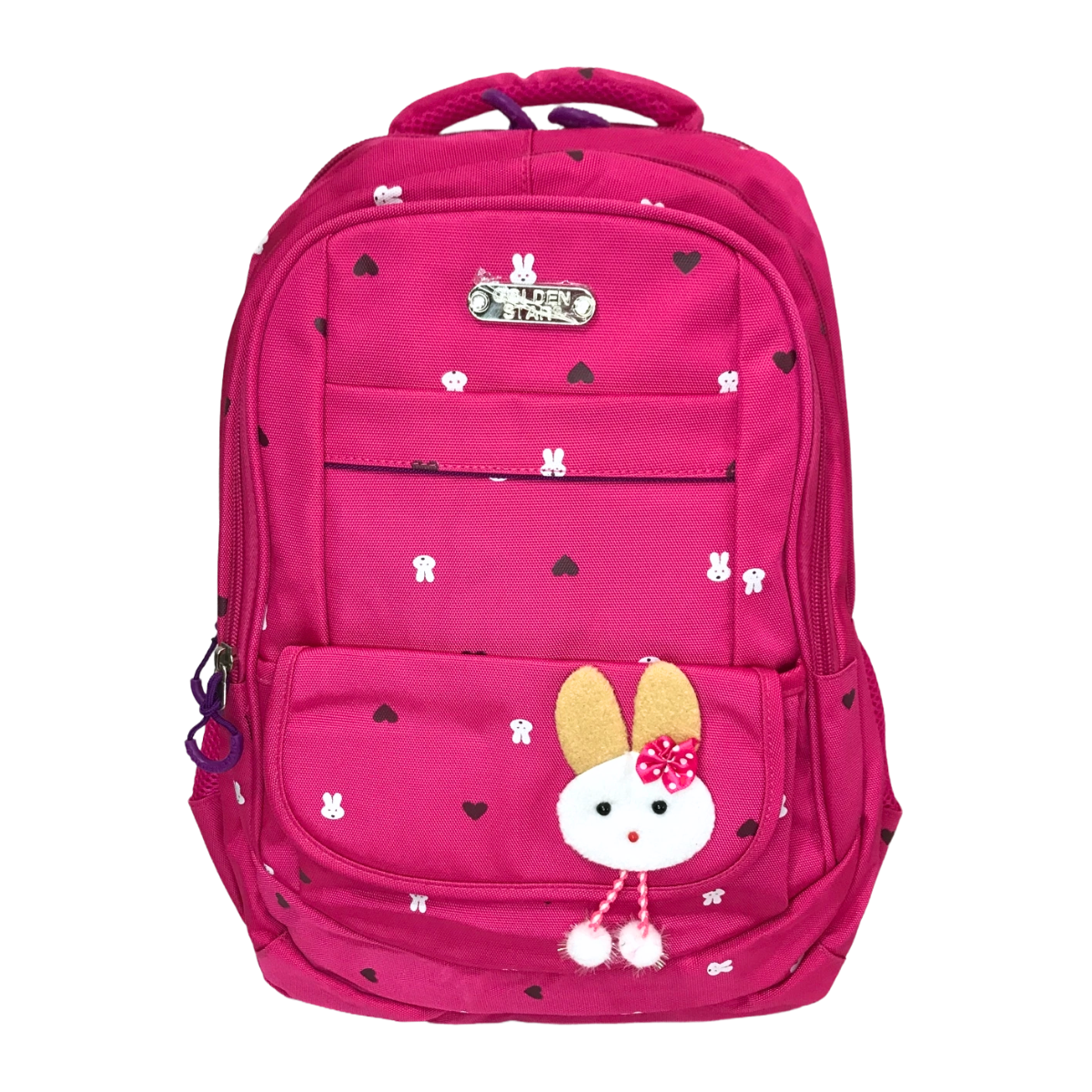 Foto 2 pulgar | Mochila Escolar Golden Star de Conejo Gf504 color Rosa