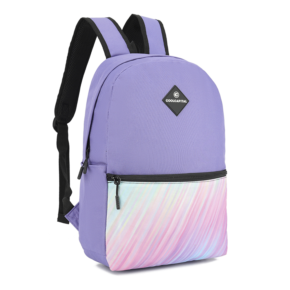 Foto 3 pulgar | Mochila para Laptop Lite Rainbow 15.6'' Cool Capital Morado