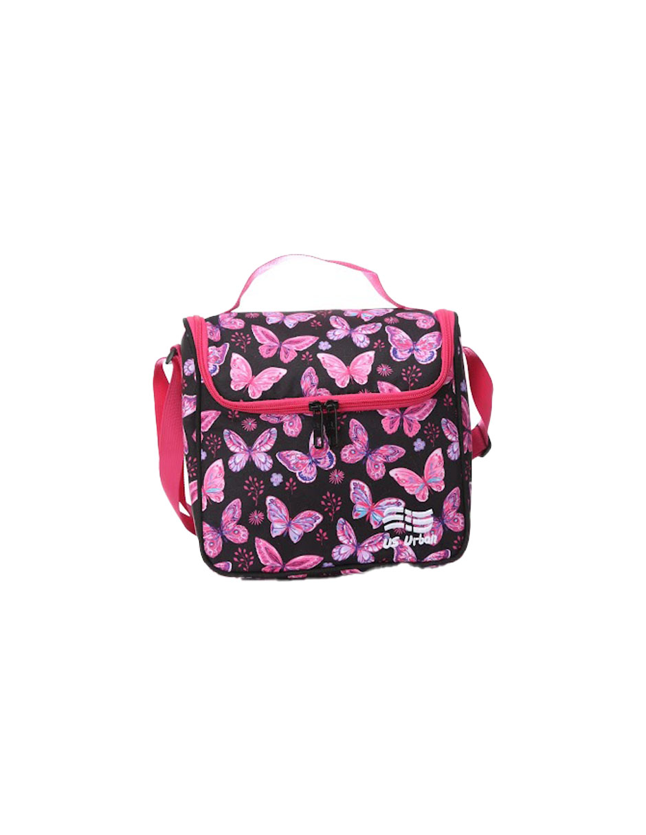 Foto 5 pulgar | Set 3 Mochila Escolar Carrito Con Lonchera Y Lapicera Niña