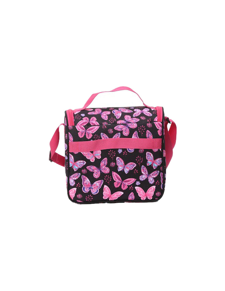 Foto 5 | Set 3 Mochila Escolar Carrito Con Lonchera Y Lapicera Niña