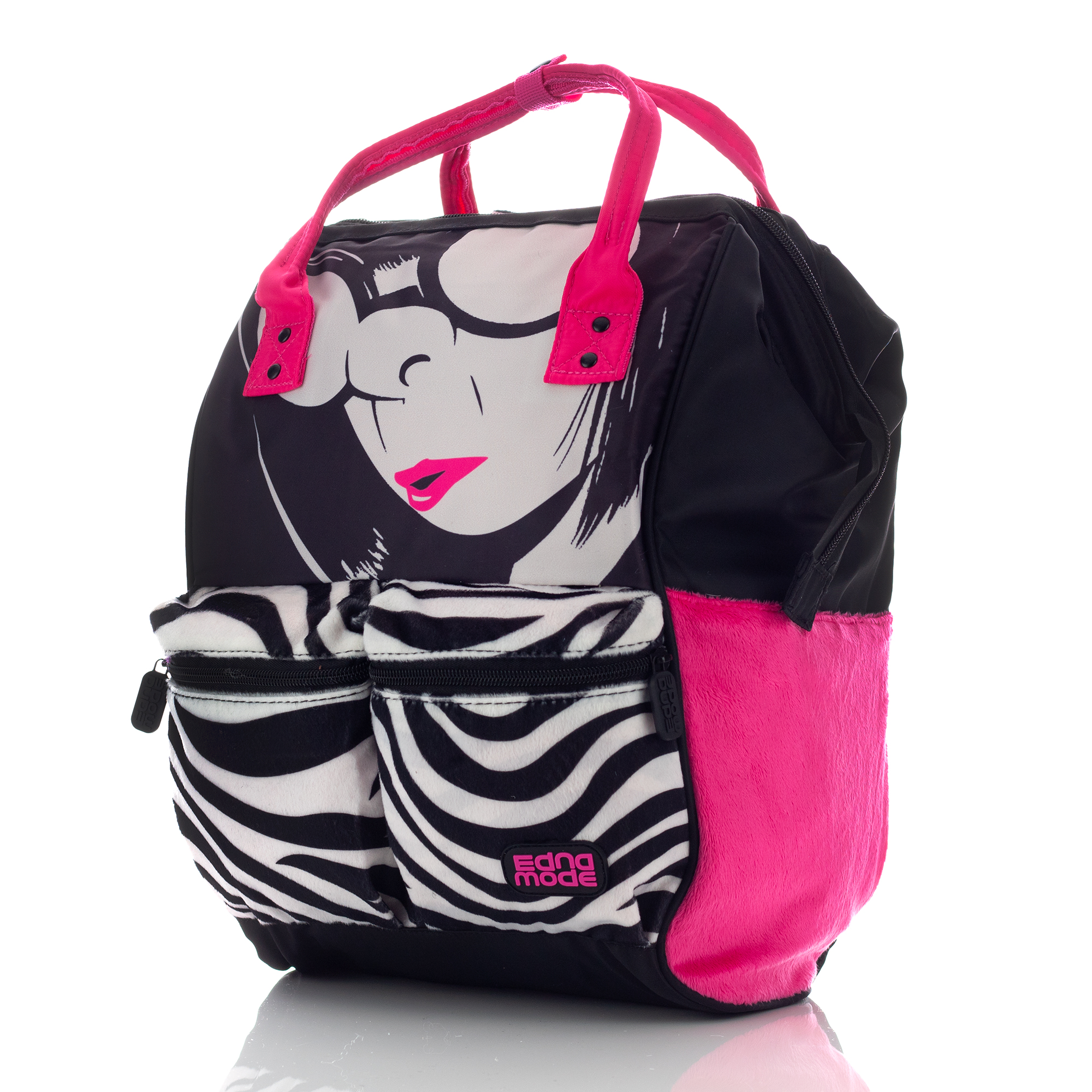 Foto 4 pulgar | Mochila Disney Los Increibles Edna Moda Negro