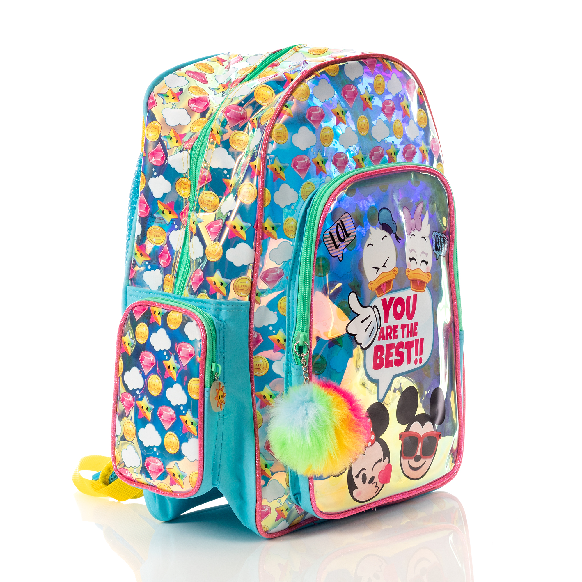 Foto 2 | Mochila Disney Emoji Mickey, Donald, Daisy y Minnie Multicolor