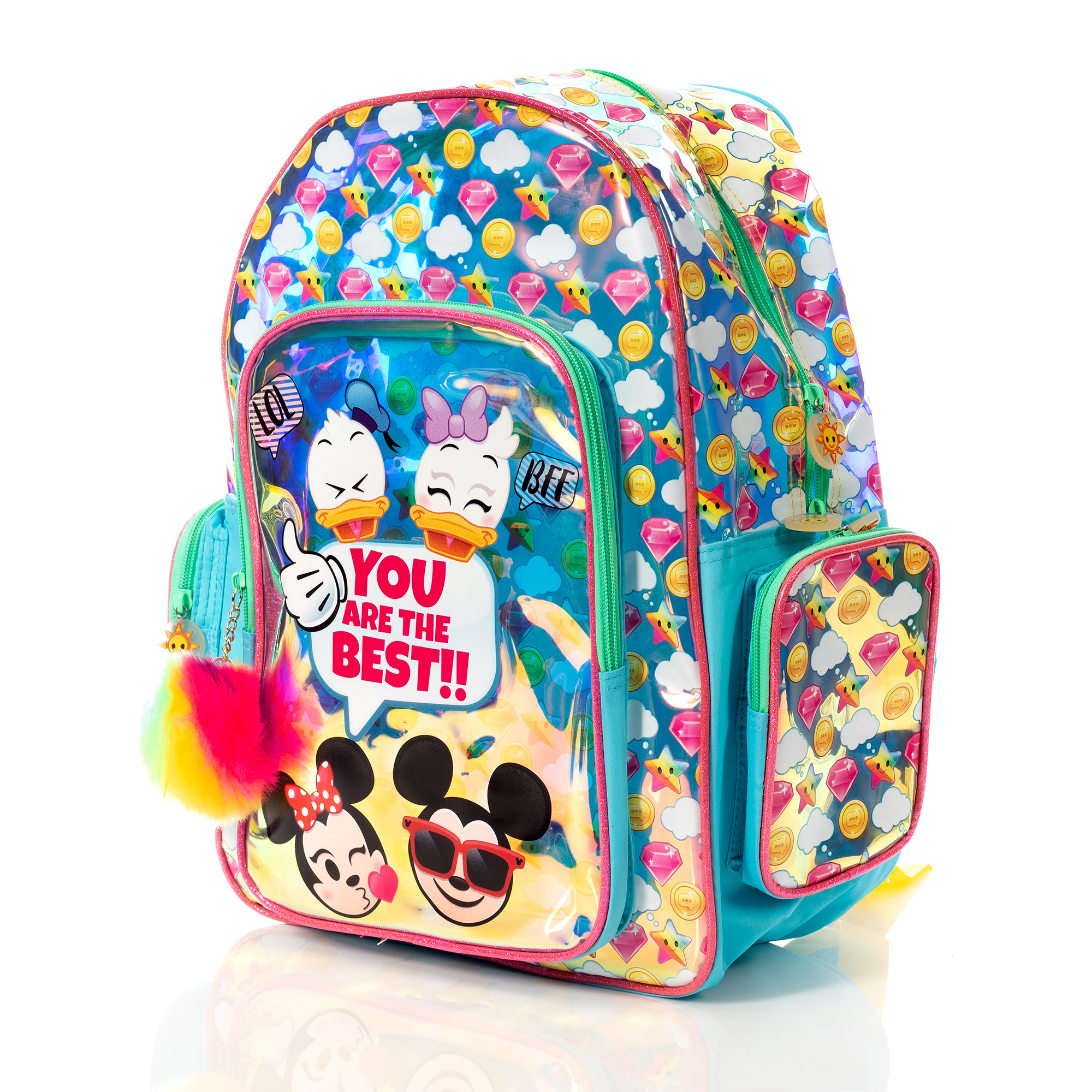 Foto 3 | Mochila Disney Emoji Mickey, Donald, Daisy y Minnie Multicolor