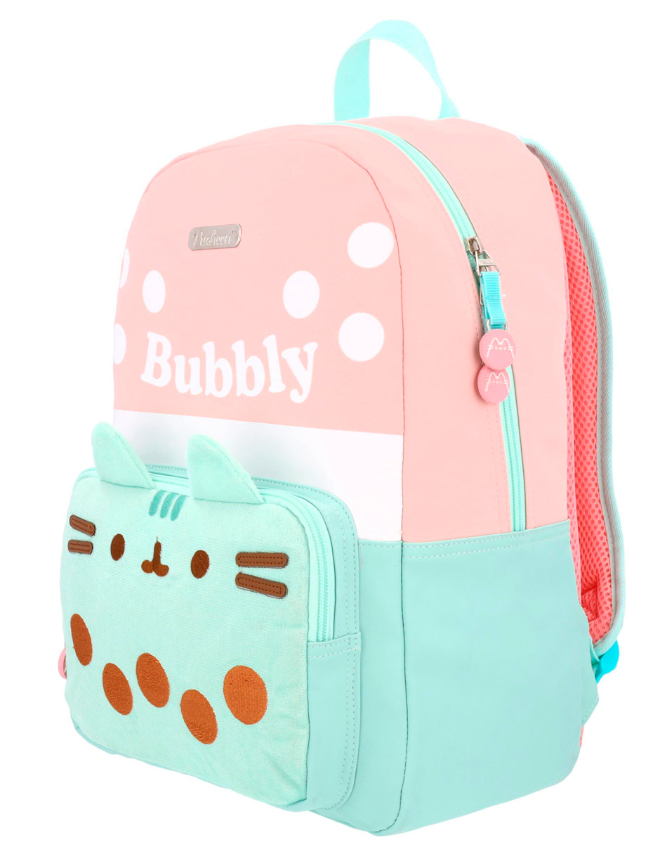 Foto 5 pulgar | Mochila Escolar Gato Pusheen The Cat Boba Tea Taza De Te Bubbly