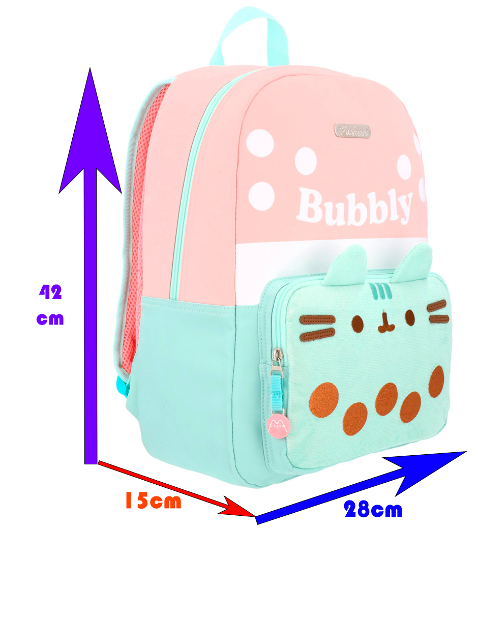 Foto 7 | Mochila Escolar Gato Pusheen The Cat Boba Tea Taza De Te Bubbly