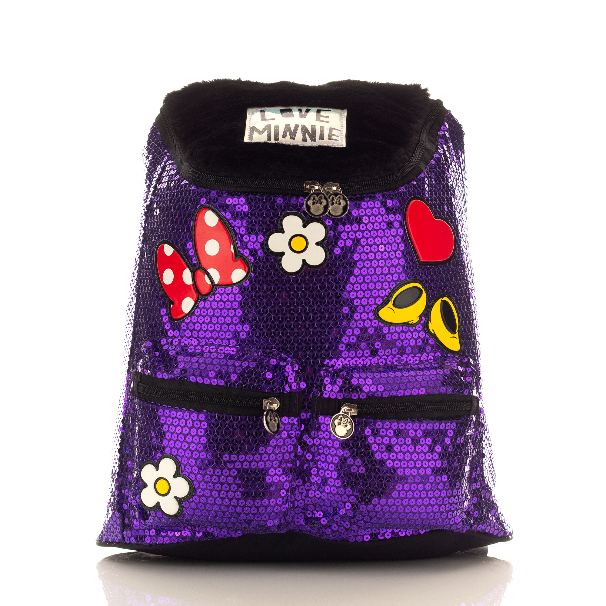 Foto 2 pulgar | Mochila Disney Minnie Morada