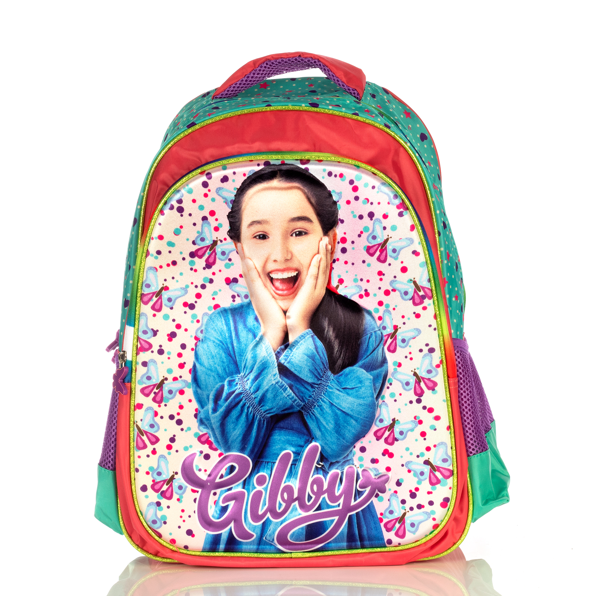 Mochila Gibby Butterfly Multicolor para Niñas