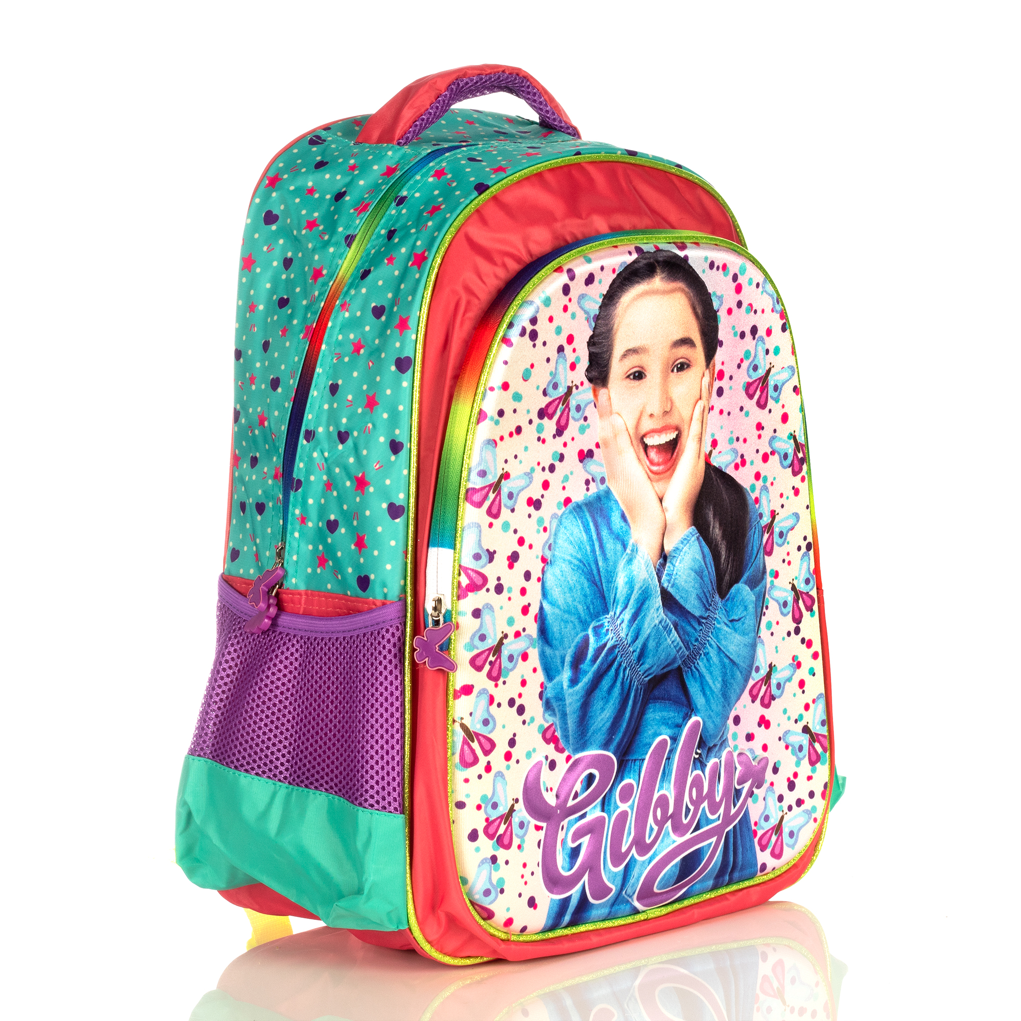 Foto 3 pulgar | Mochila Gibby Butterfly Multicolor para Niñas