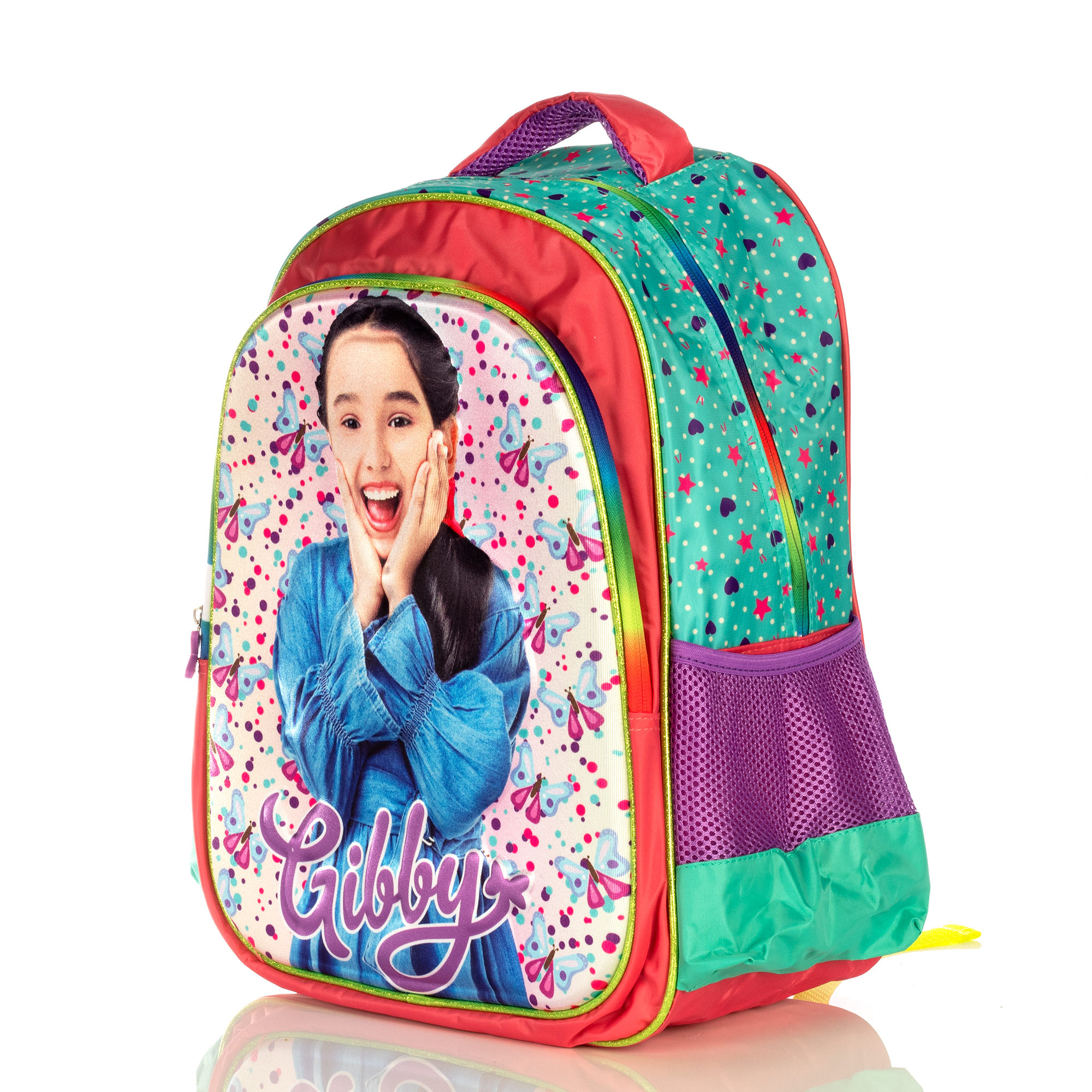 Foto 4 pulgar | Mochila Gibby Butterfly Multicolor para Niñas