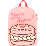 Mochila Escolar Gato Pusheen Cat Sweet Pastel Rosa Macarron