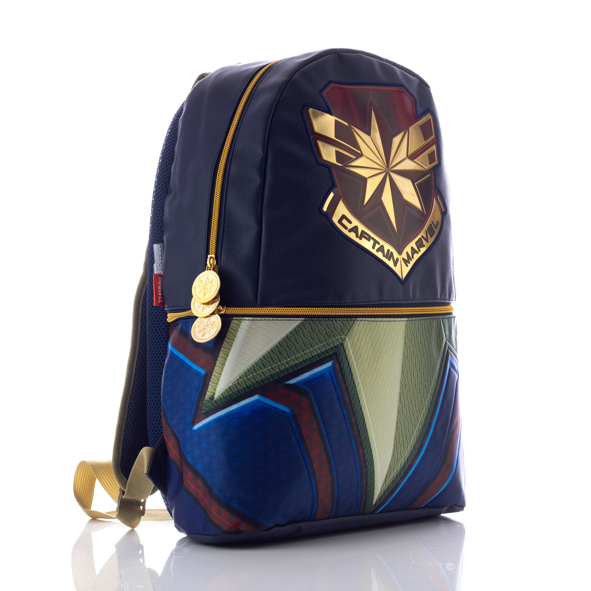 Foto 3 pulgar | Mochila Marvel Captain Marvel