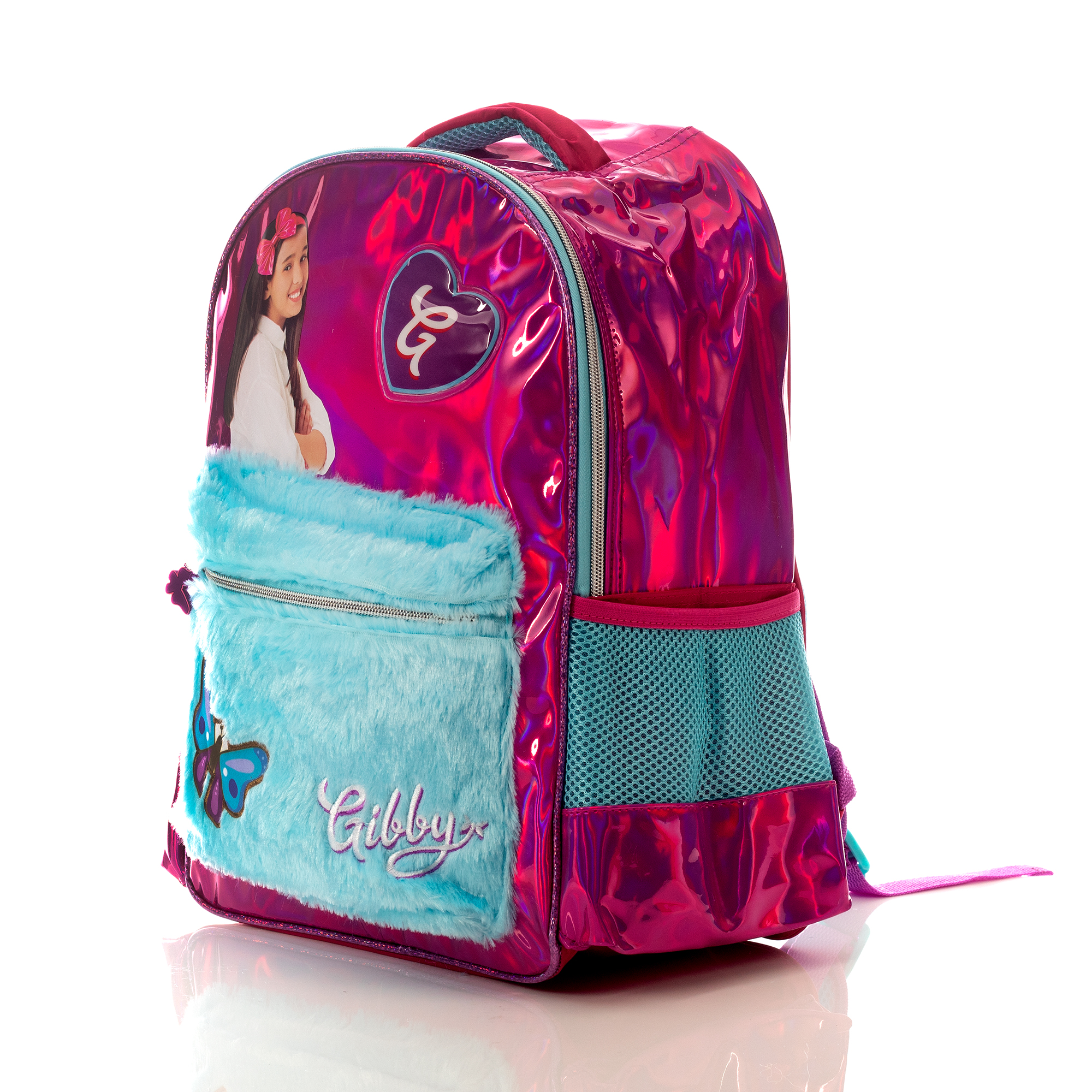 Foto 4 pulgar | Mochila Original Gibby Iridiscent Plush para Niñas