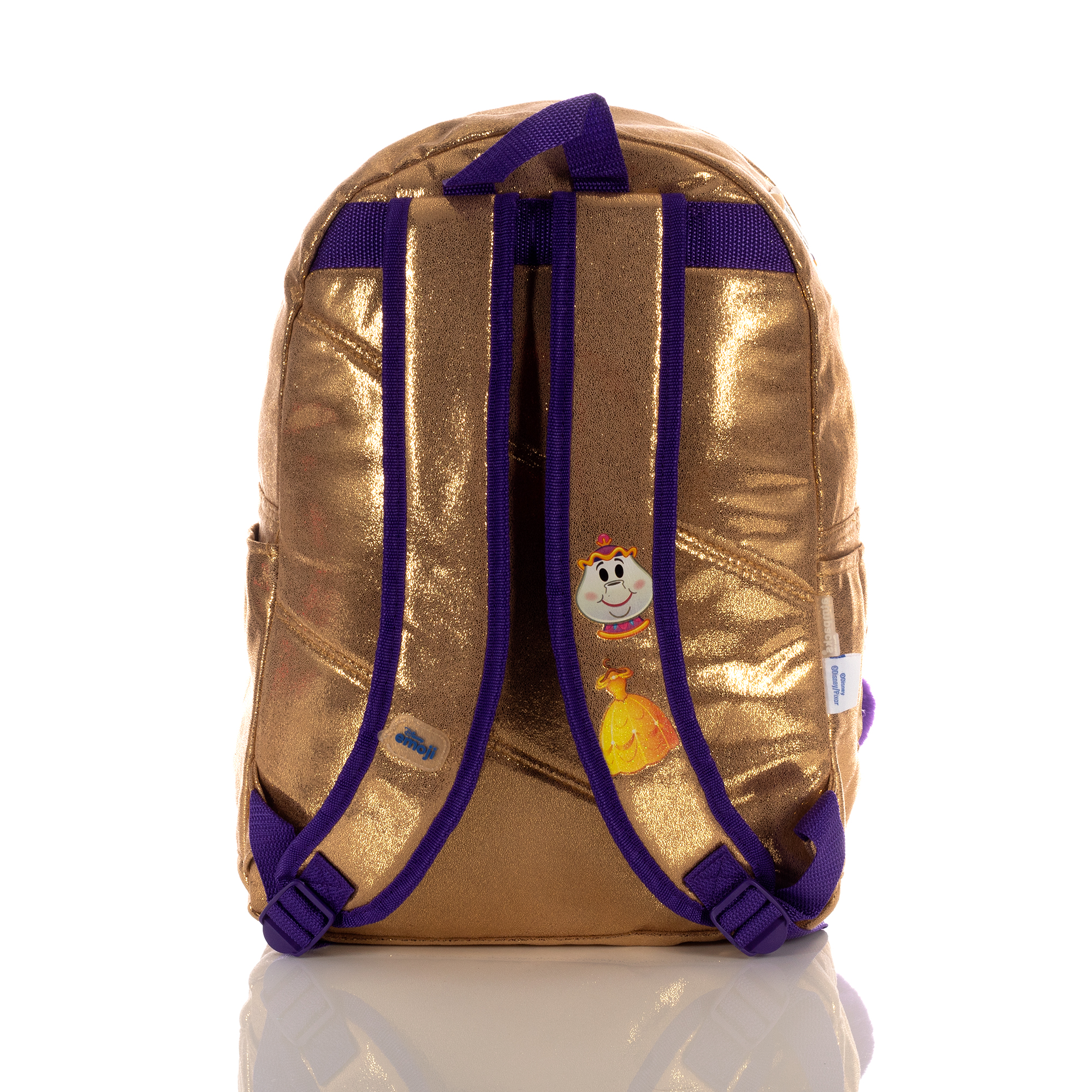 Foto 5 pulgar | Mochila Disney Emoji la Bella y la Bestia Multicolor