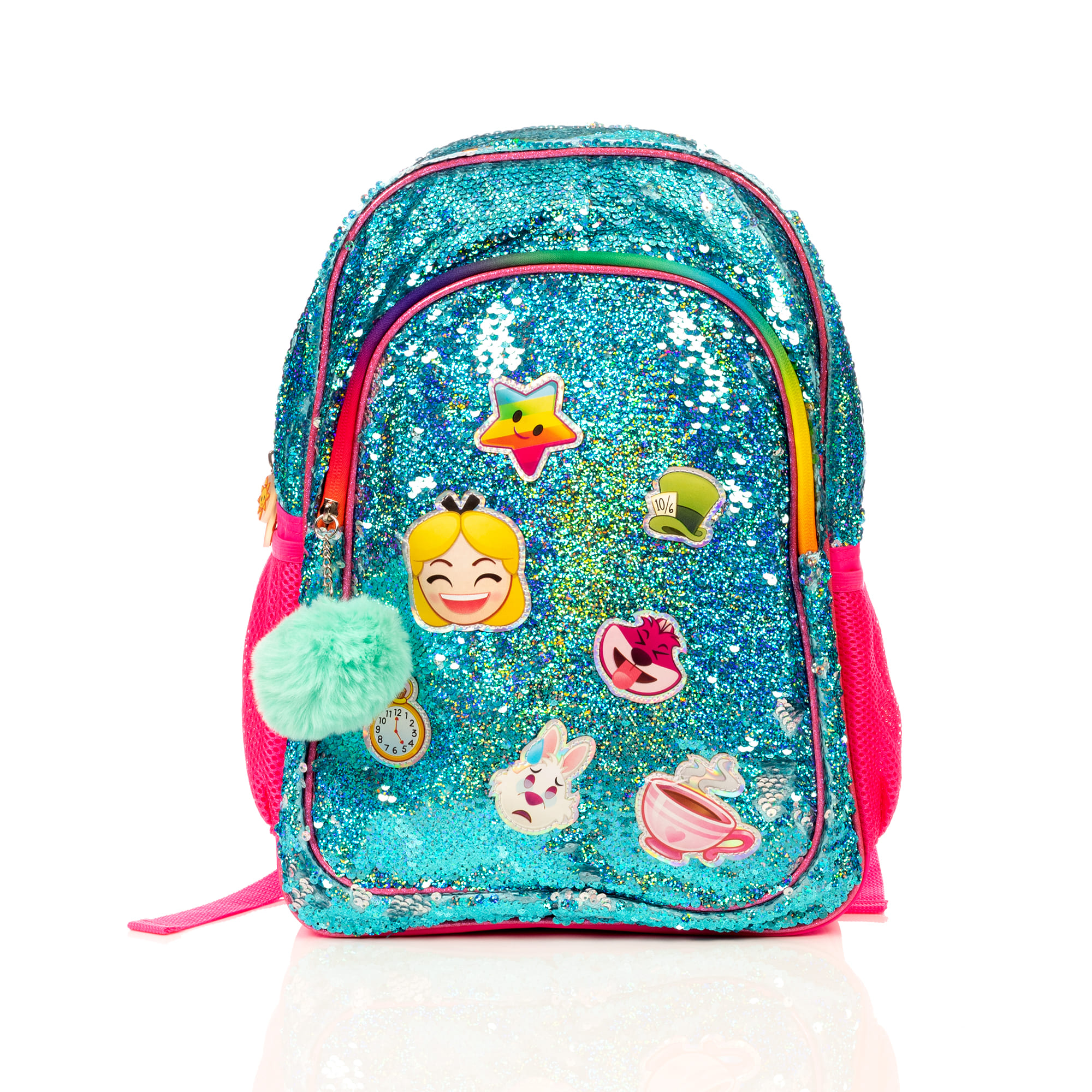 Foto 2 pulgar | Mochila Disney Emoji Alicia en el Pais de las Maravillas Azul