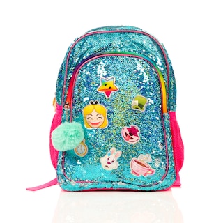 Foto 1 | Mochila Disney Emoji Alicia en el Pais de las Maravillas Azul