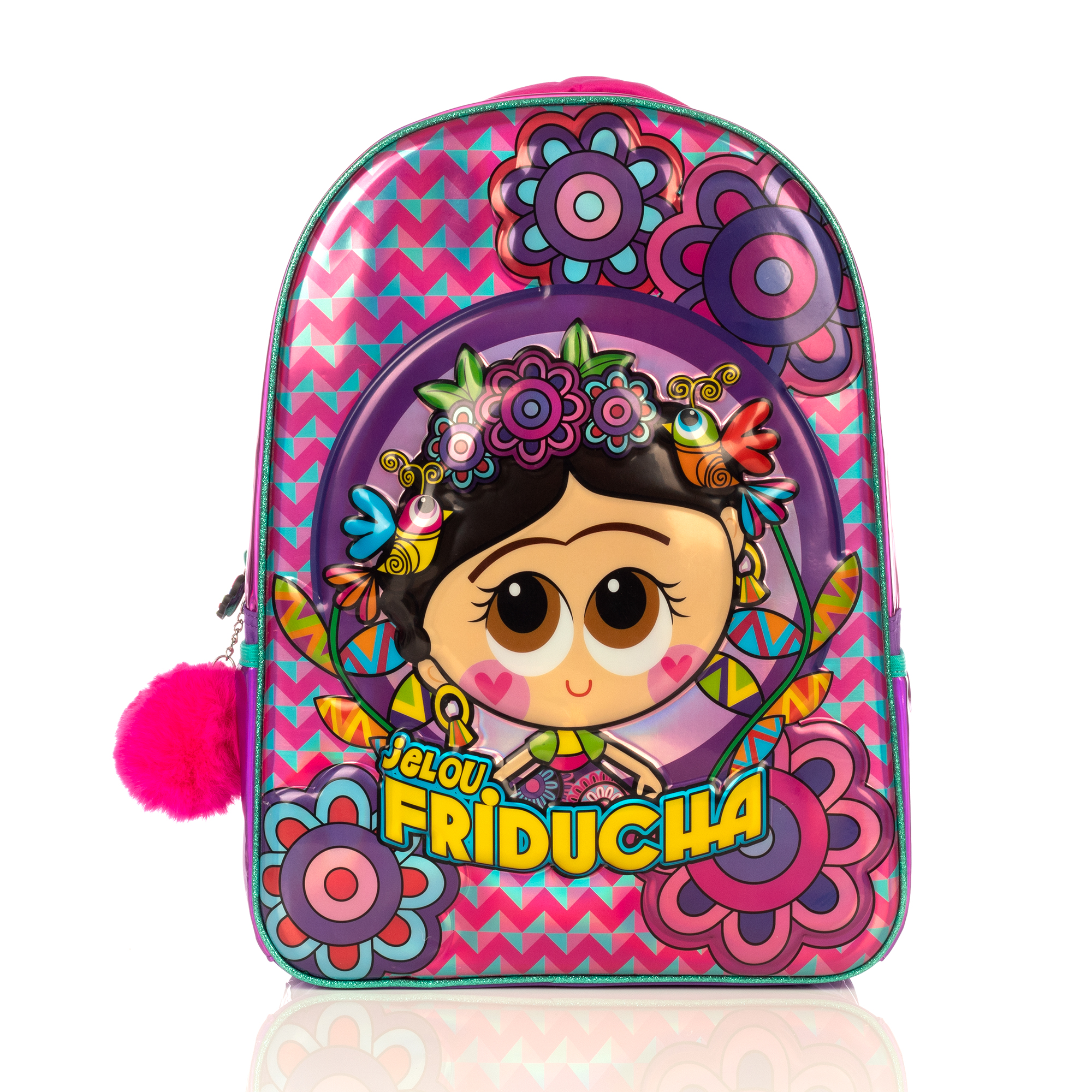 Foto 2 pulgar | Mochila Friducha Mexican Art Multicolor para Niñas