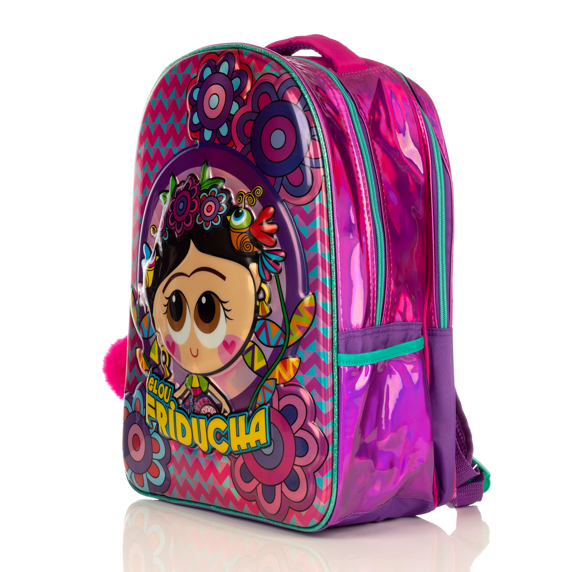 Foto 4 pulgar | Mochila Friducha Mexican Art Multicolor para Niñas