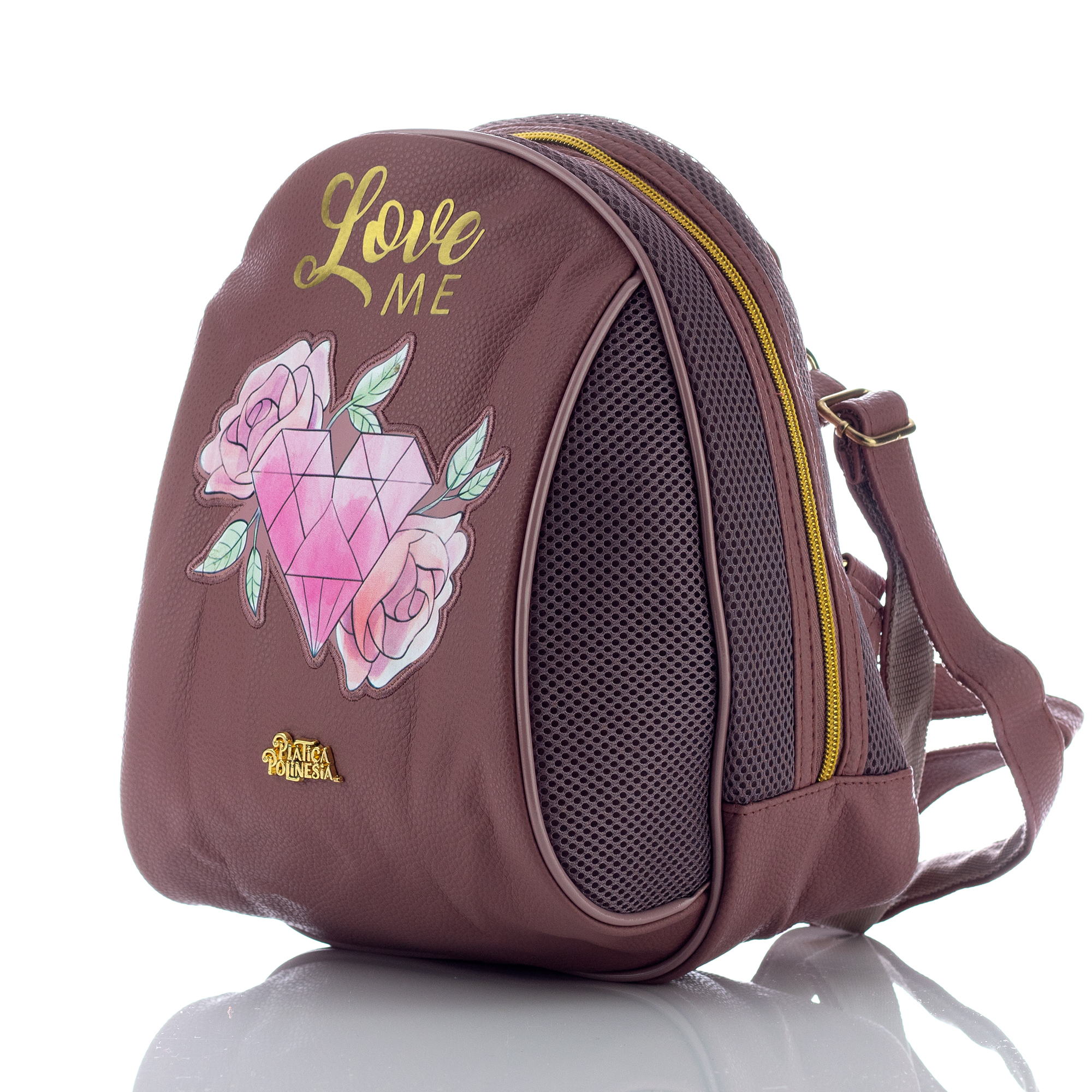 Foto 4 pulgar | Mochila Los Polinesios Love Me