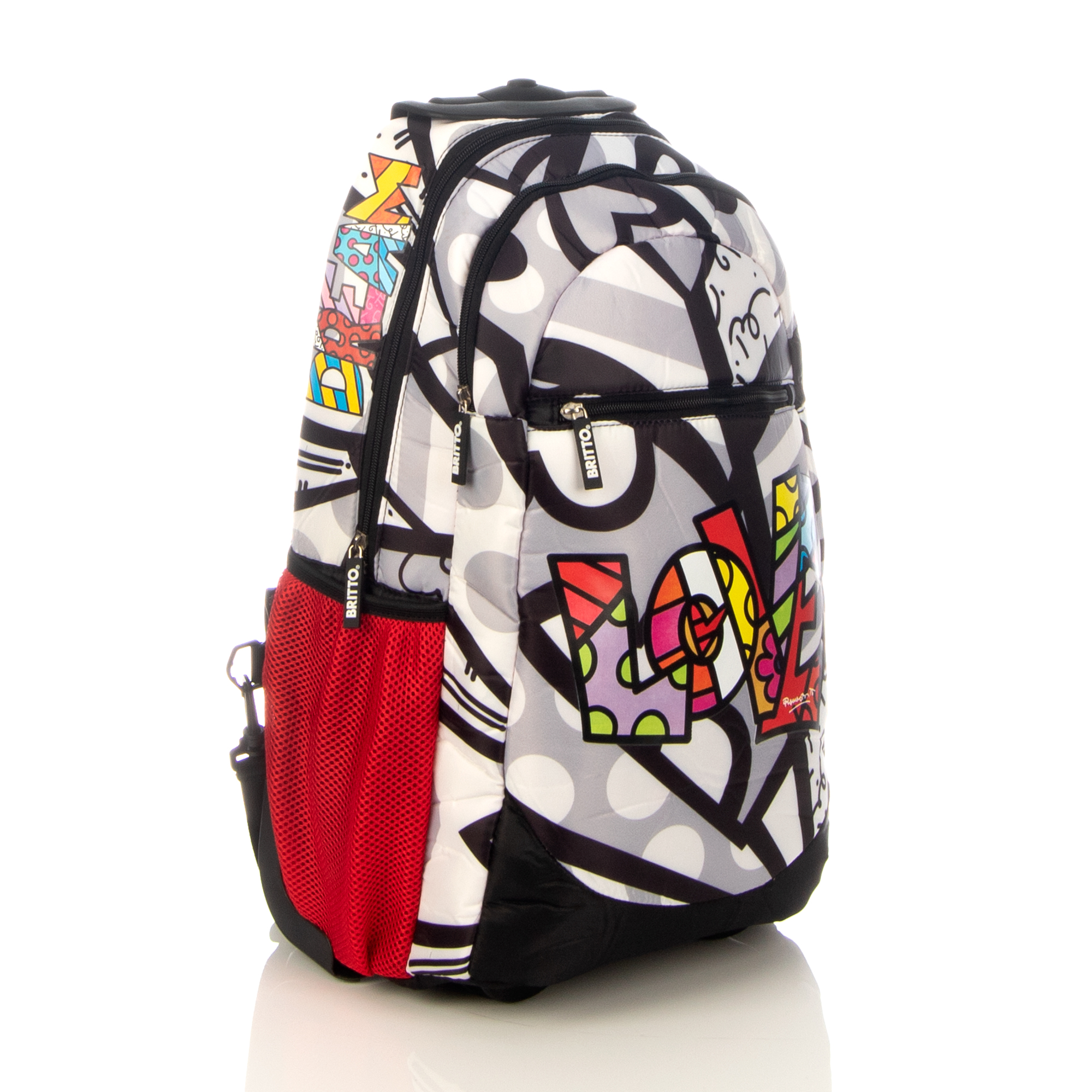 Foto 3 pulgar | Mochila con Ruedas Romero Britto Love