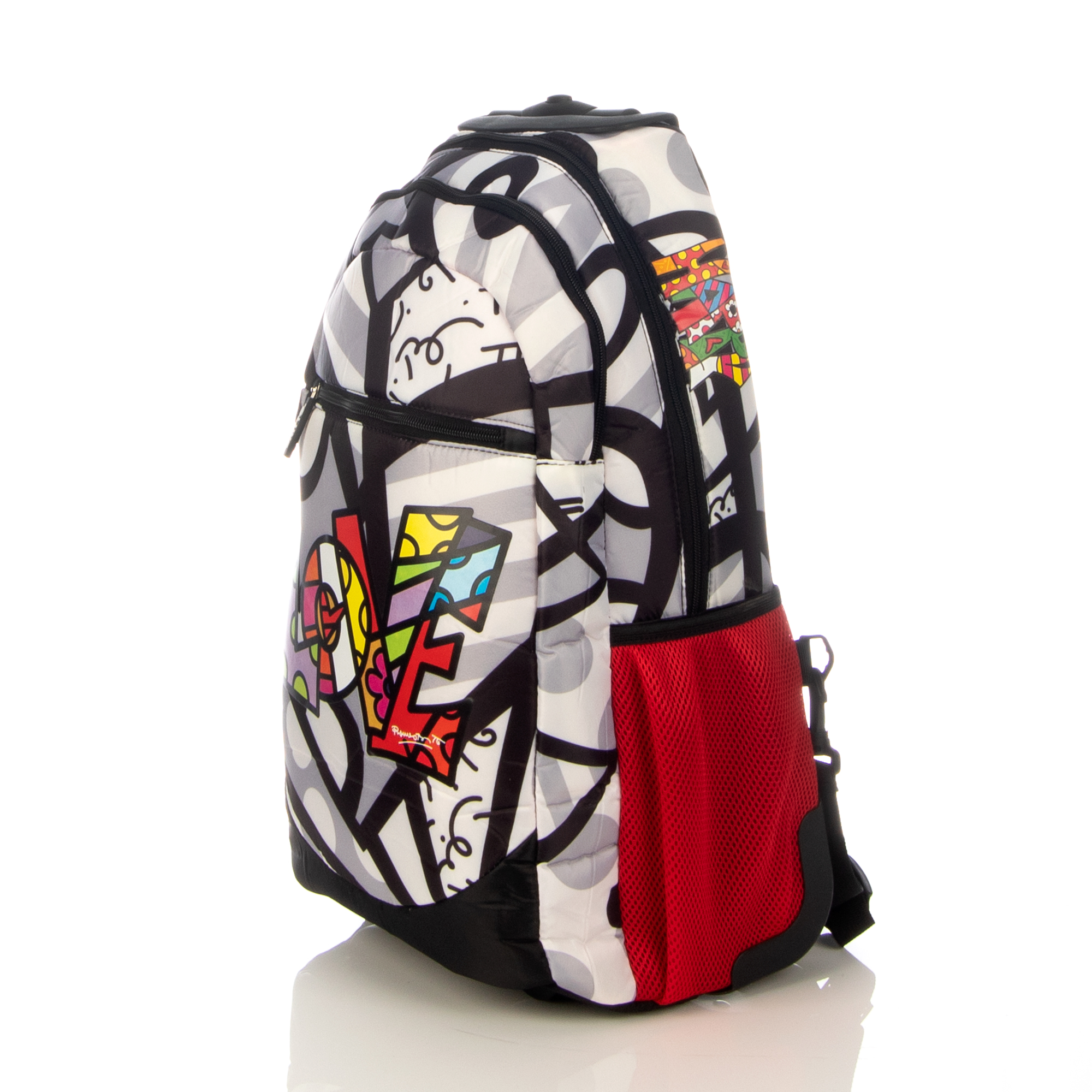 Foto 4 pulgar | Mochila con Ruedas Romero Britto Love