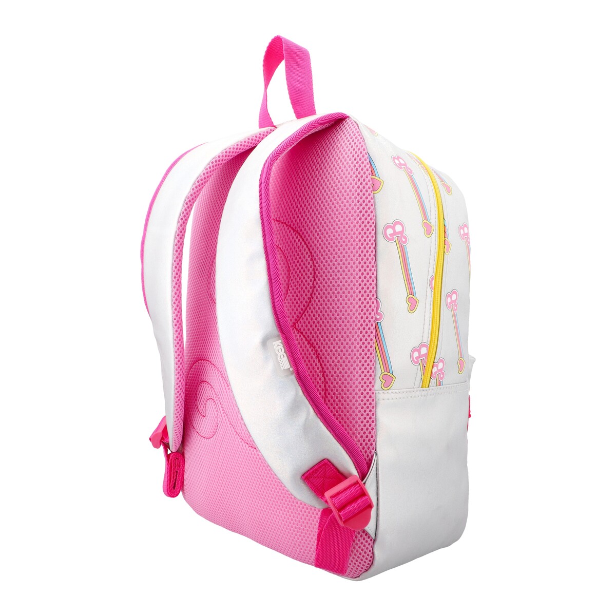 Foto 6 | Mochila Escolar Barbie Plateado Brillante con Múltiples Compartimentos