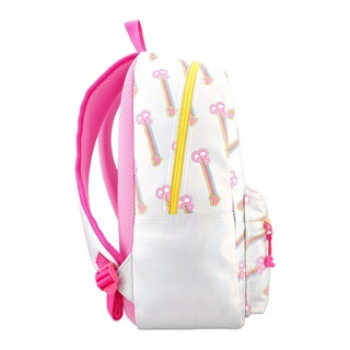 Foto 7 | Mochila Escolar Barbie Plateado Brillante con Múltiples Compartimentos