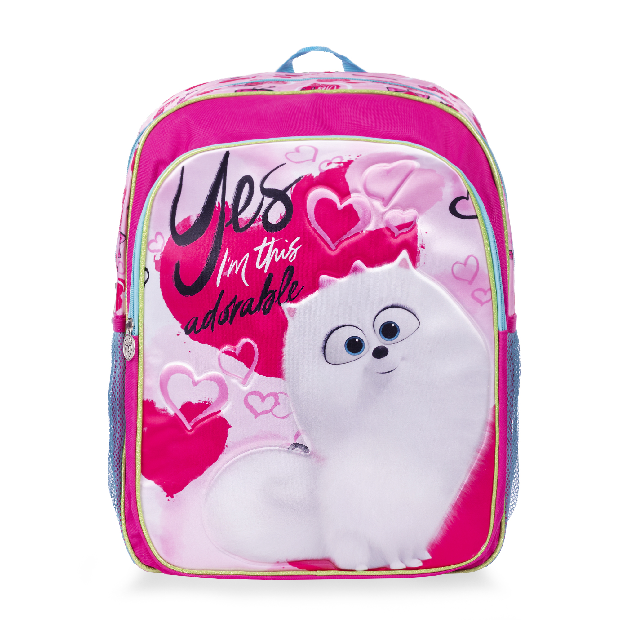 Mochila Primaria Gidget El Mundo Secreto De Tus Mascotas Color Rosa