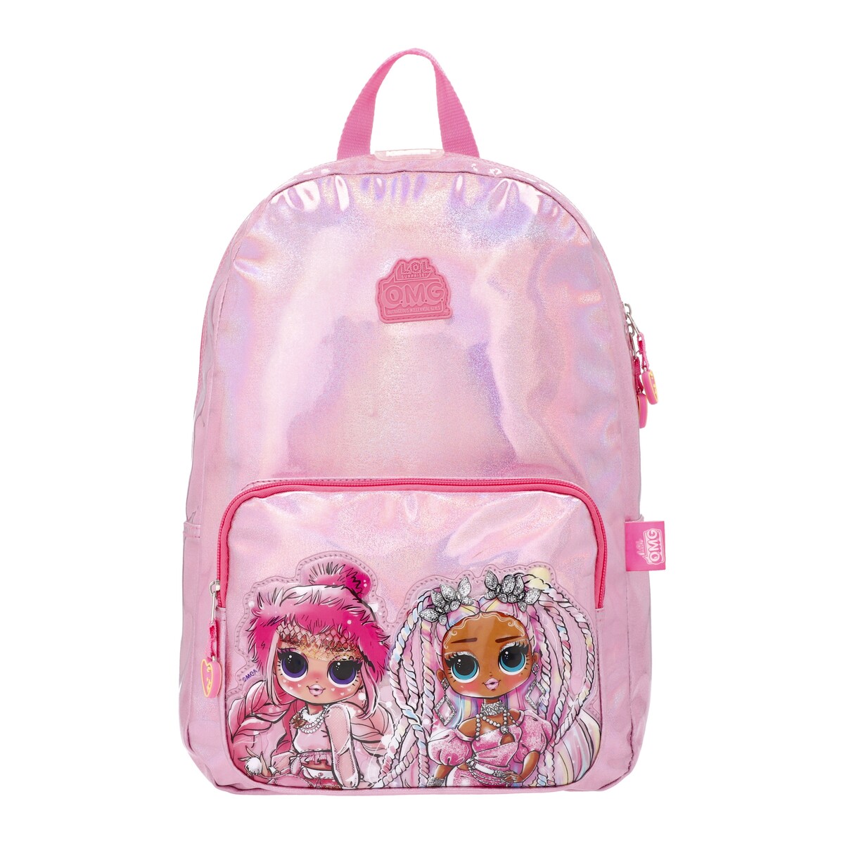 Foto 2 pulgar | Mochila Escolar Lol Surprise Omg Rosa Con Brillos Original Backpack