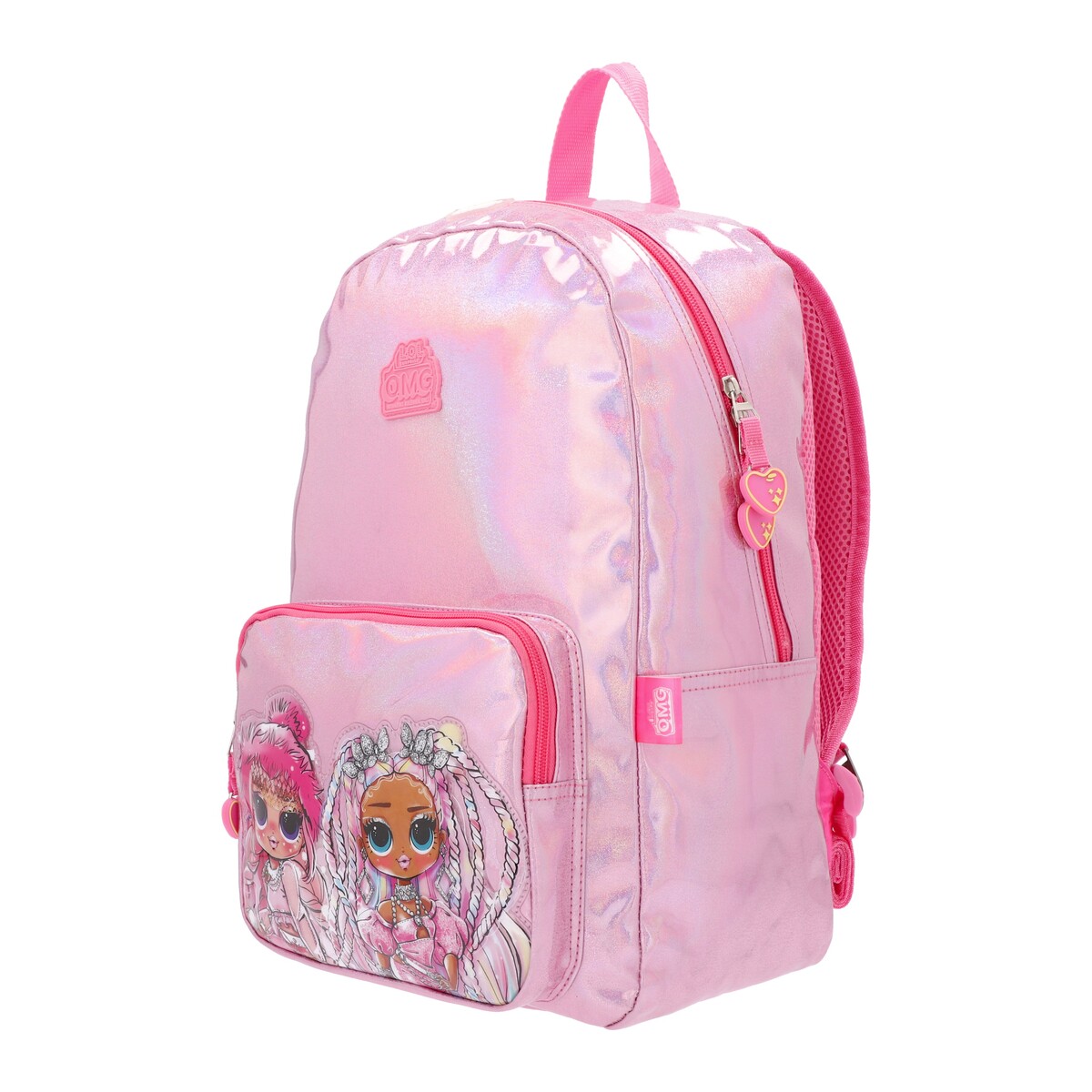 Foto 3 pulgar | Mochila Escolar Lol Surprise Omg Rosa Con Brillos Original Backpack