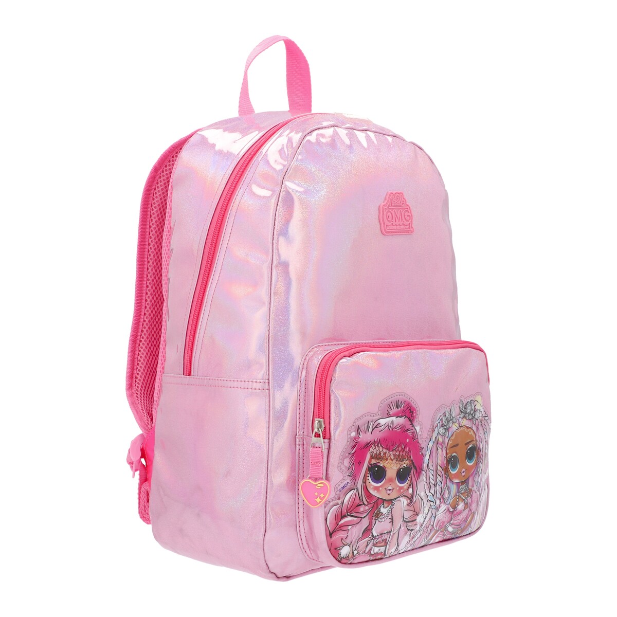 Foto 7 pulgar | Mochila Escolar Lol Surprise Omg Rosa Con Brillos Original Backpack