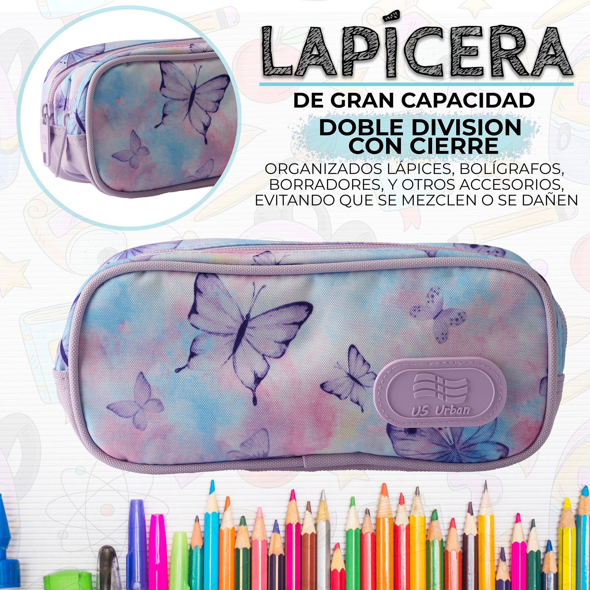 Foto 8 pulgar | Set Mochila Escolar Carrito Con Lonchera Y Lapicera 3 Piezas