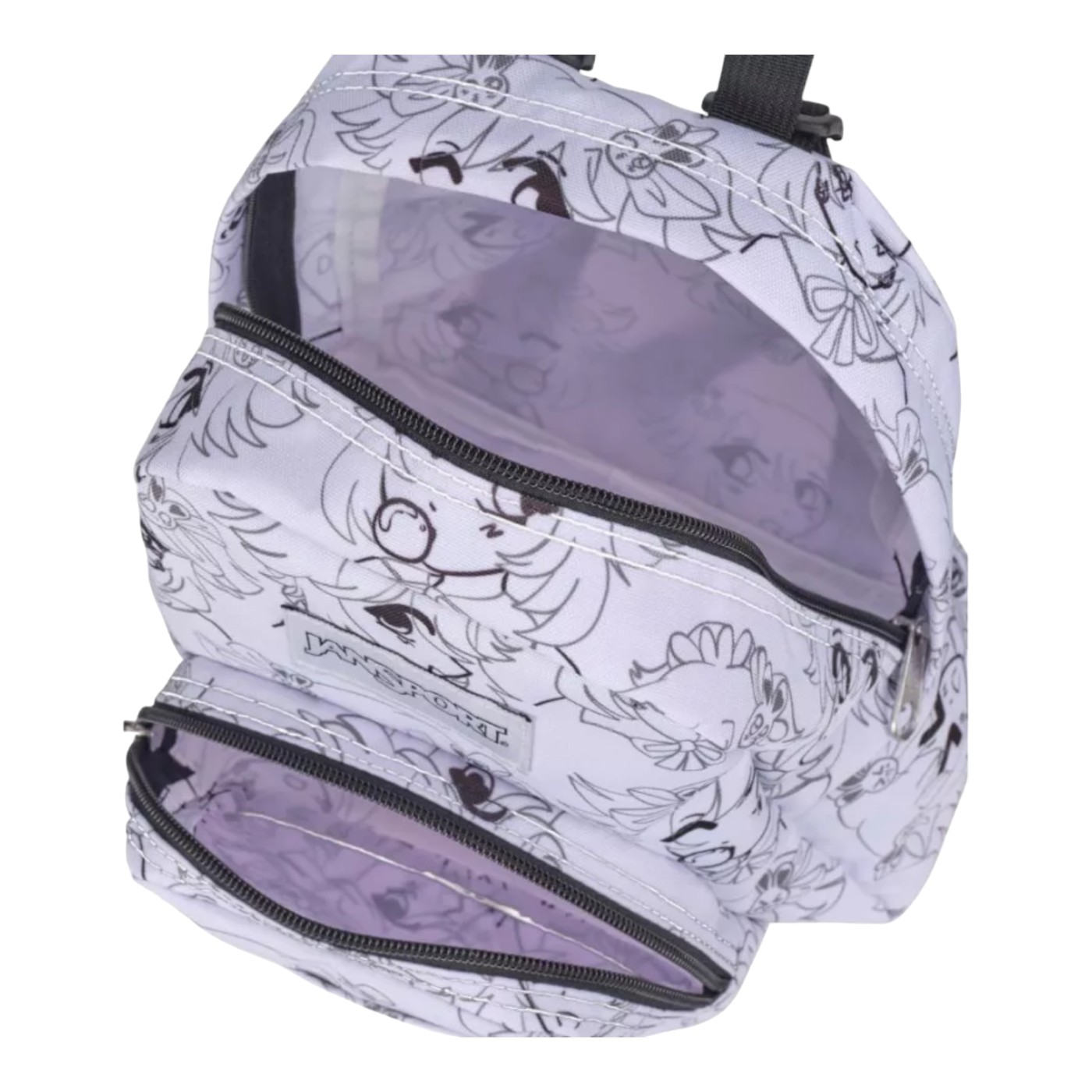 Foto 3 pulgar | Mochila Jansport Blanca Juvenil