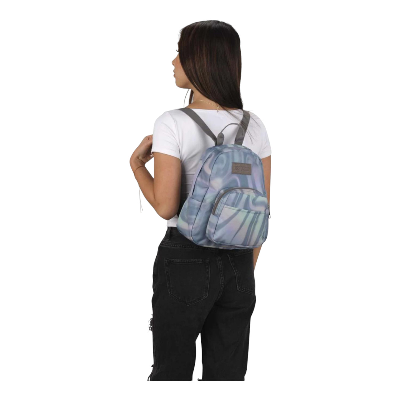 Foto 5 pulgar | Mochila Jansport Azul Juvenil