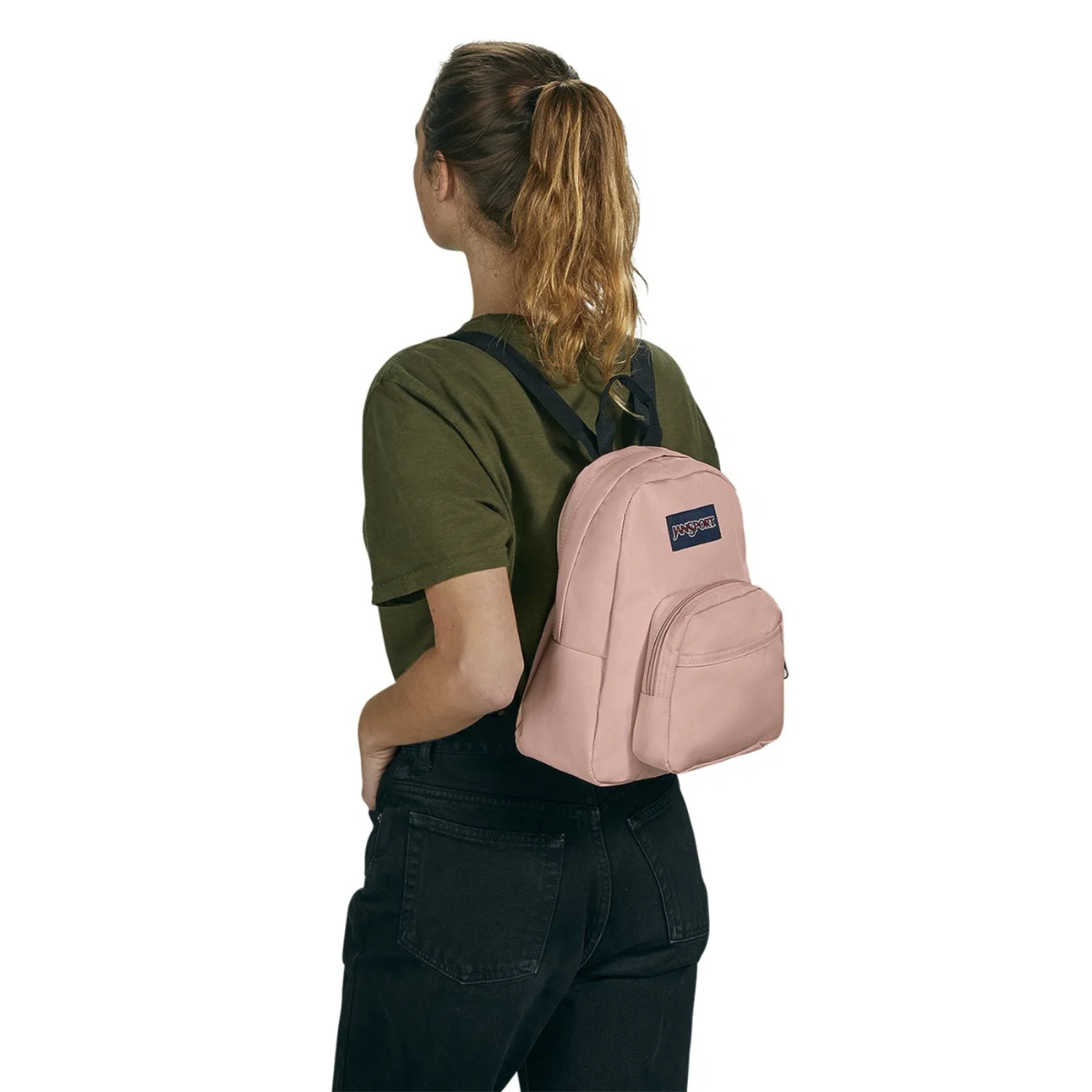 Foto 5 pulgar | Mochila Jansport Rosa Juvenil