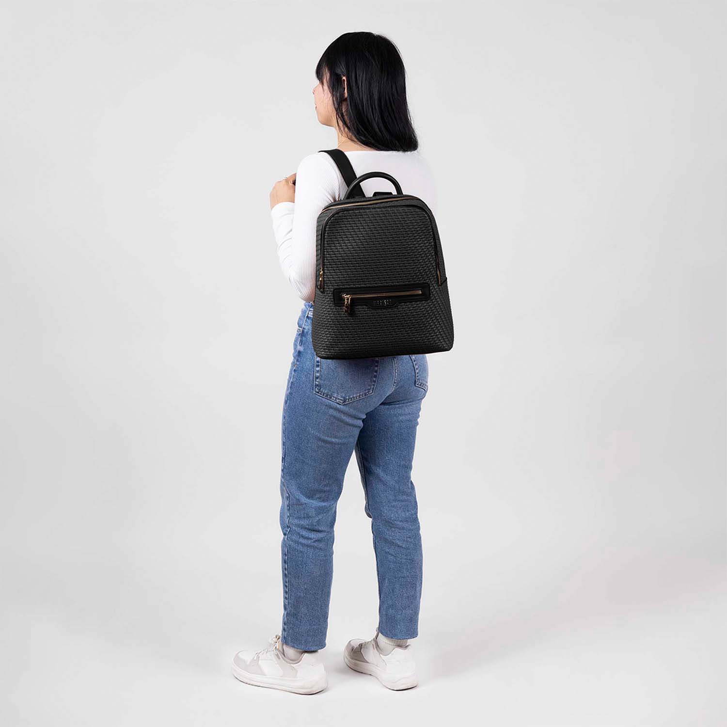 Foto 7 | Mochila Madison Urbana Chenson Margela Negro para Mujer