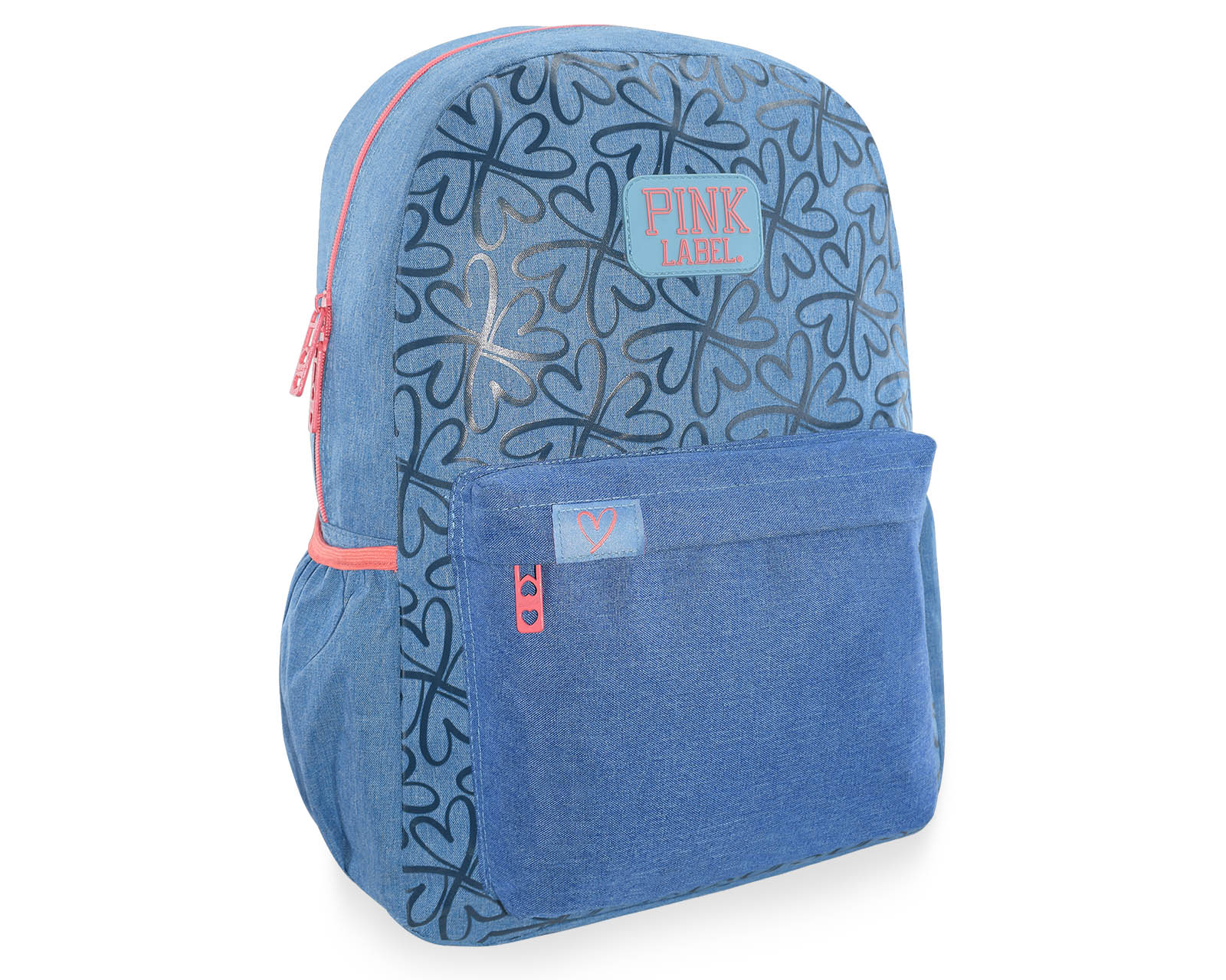 Foto 3 pulgar | Mochila Pink Label Flores Azul