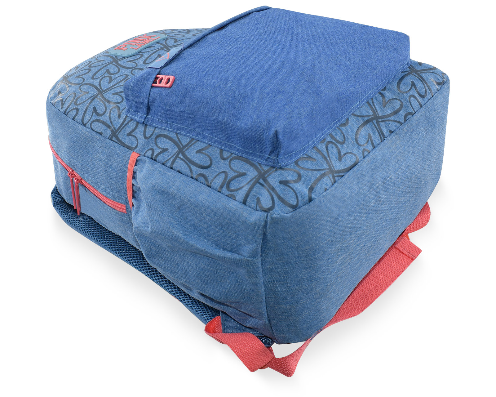 Foto 7 | Mochila Pink Label Flores Azul