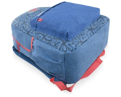Foto 7 | Mochila Pink Label Flores Azul