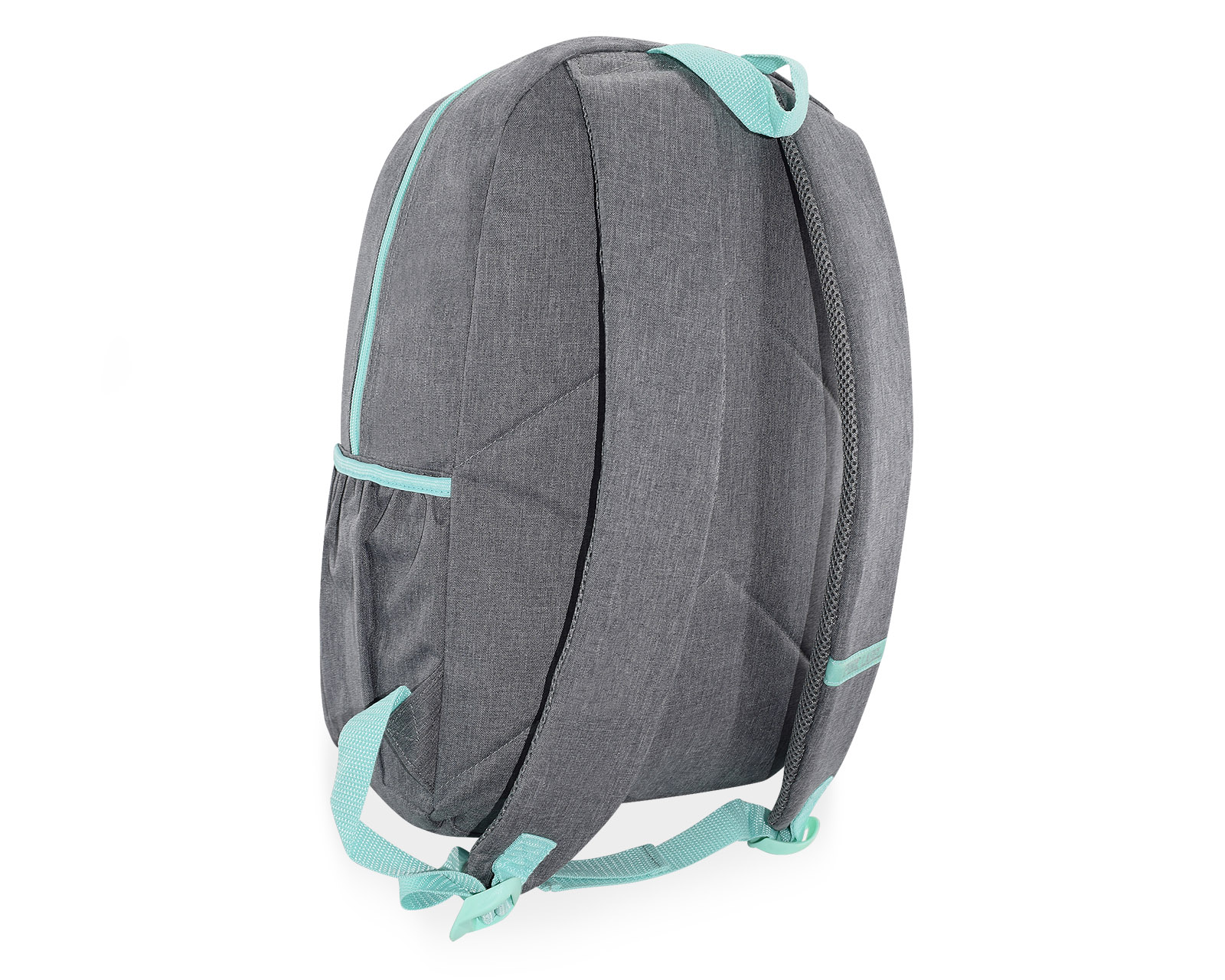 Foto 3 | Mochila Pink Label Corazones Gris Menta
