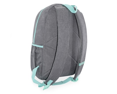 Foto 3 | Mochila Pink Label Corazones Gris Menta