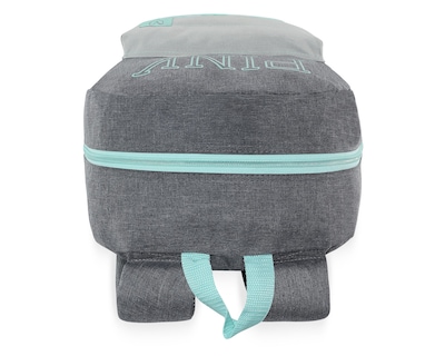 Foto 6 | Mochila Pink Label Corazones Gris Menta