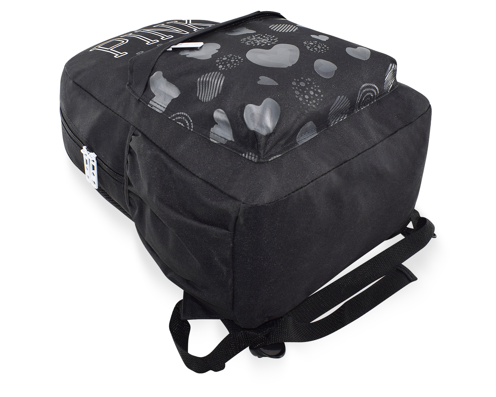 Foto 7 | Mochila Pink Label Corazones Negro