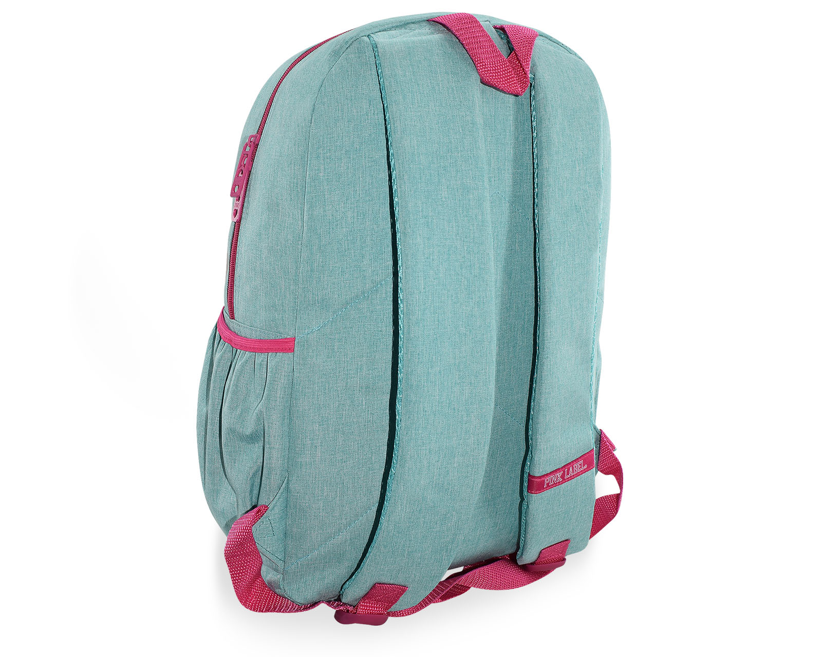 Foto 4 pulgar | Mochila Pink Label Flores Menta Rosa