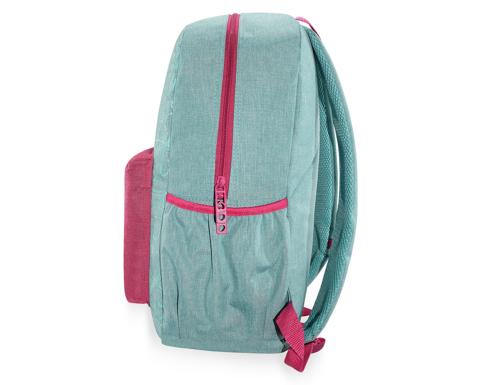 Foto 6 pulgar | Mochila Pink Label Flores Menta Rosa
