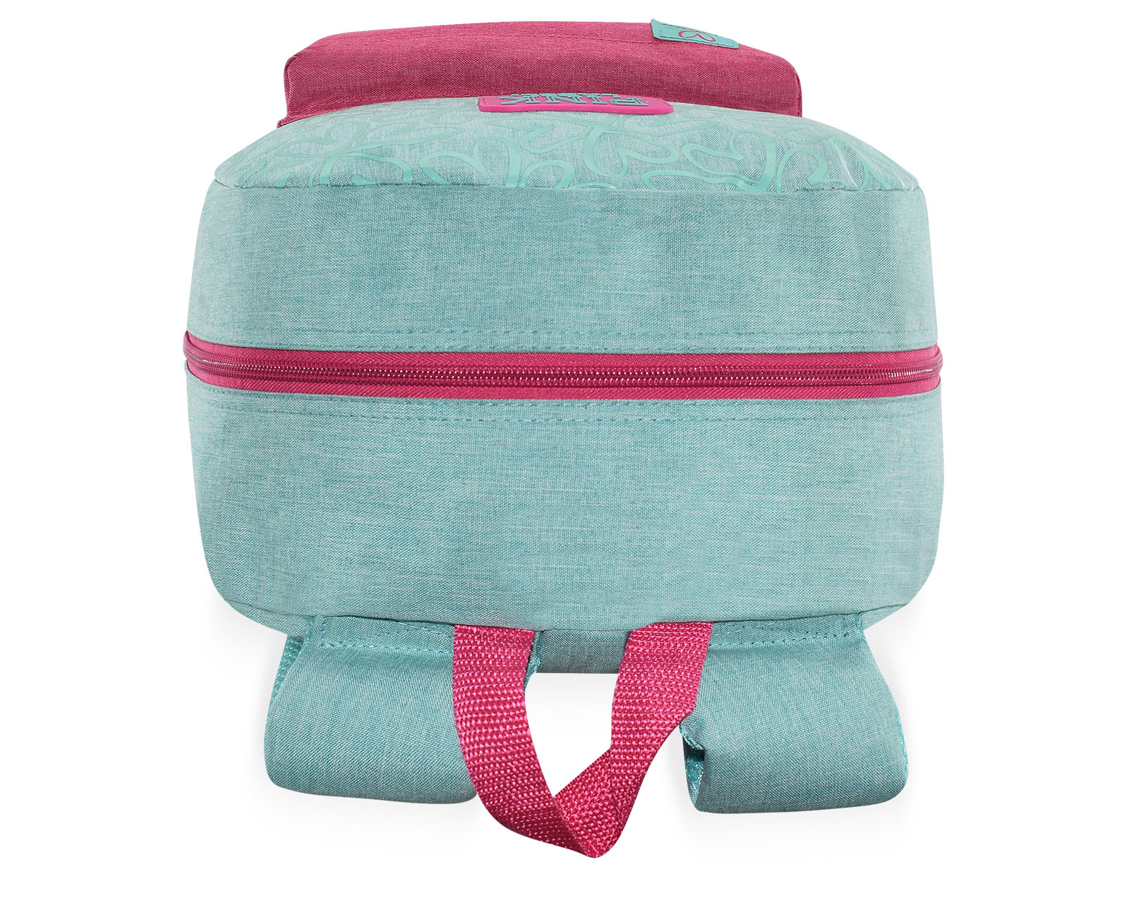 Foto 7 pulgar | Mochila Pink Label Flores Menta Rosa