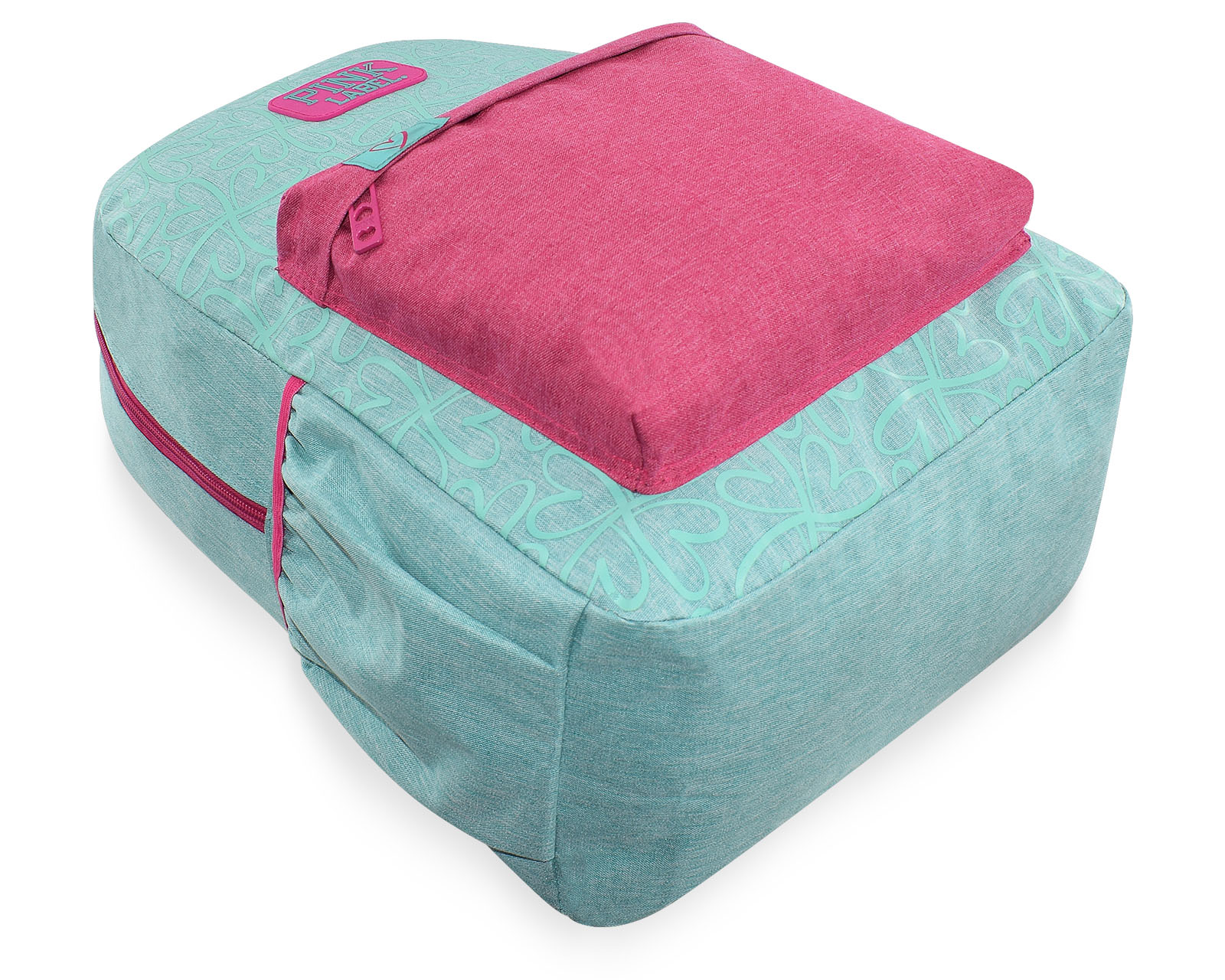 Foto 8 pulgar | Mochila Pink Label Flores Menta Rosa