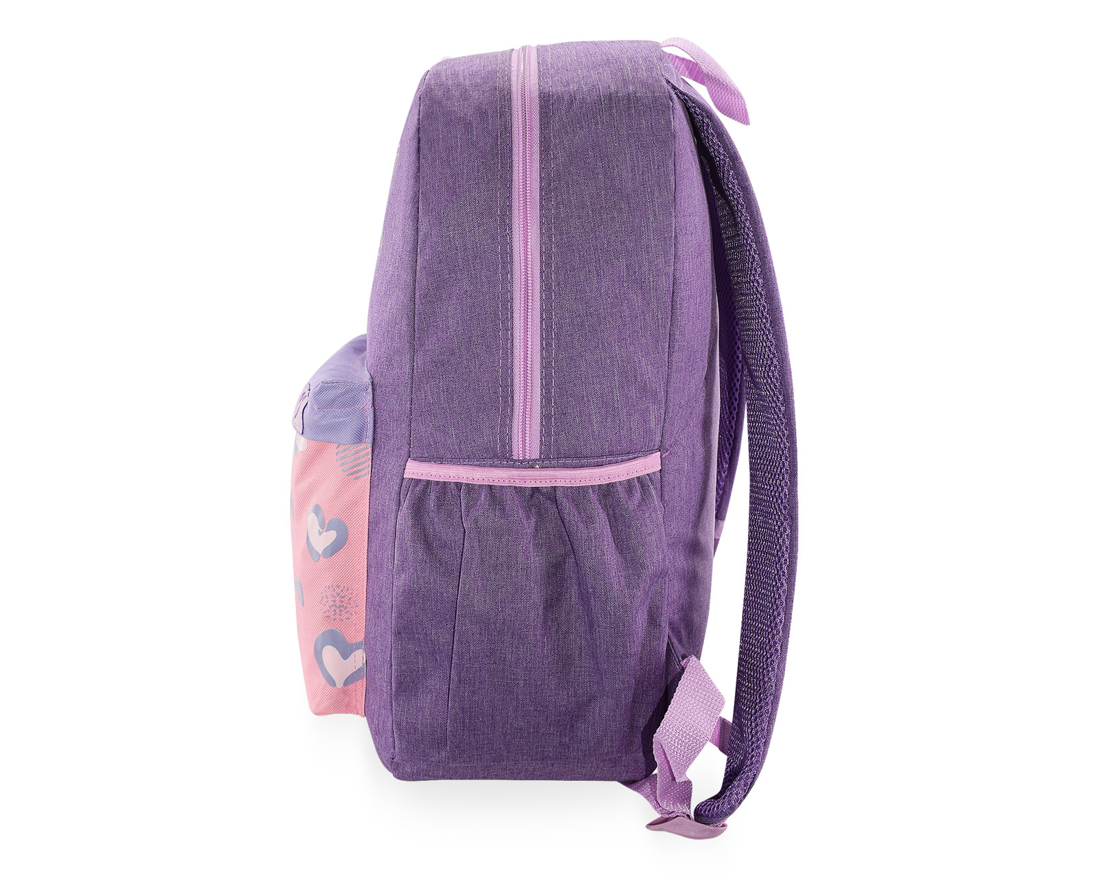 Foto 6 pulgar | Mochila Pink Label Corazones Violeta